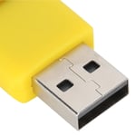 (8GB) Memory Stick Flash Drive Yellow For Store Photos Store Music