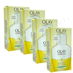 4 x 100ml Olay Complete Lightweight 3in1 Moisturiser Sensitive SPF 15