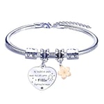 FGHJK Cadeau Fille Bracelets Femme Cadeau d'anniversaire Garçon Fille Enfant N’oublie pas que tu es une fille Fantastique Cadeau Fille à Ma Fille Bracelet Femme Idee Cadeau Fille