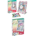 Lansay Collection Sequins - Lot Licorne + Dauphin - Activités Manuelles Créatives Pour Enfants - Taille Unique -Unisexe - Kit Créations À Coudre Et Décorer Avec Sequins - Idéal Dès 7 Ans