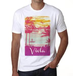 Homme Tee-Shirt Viola S'échappe Au Paradis - Viola Escape To Paradise - T-Shirt Graphique Éco-Responsable Vintage Cadeau Nouveauté