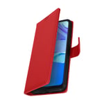 Folio Case for TCL 30 SE/30E/306 Wallet Cover Video Holder red