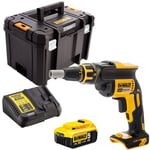 DeWalt DCF620N 18V Brushless Drywall Screwdriver 1 x 5.0Ah Battery Charger Case