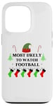 iPhone 13 Pro Most Likely To Watch Football Family Santa Elf Hat Case