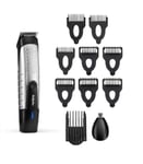 BaByliss Lithium Power Beard Stubble Trimmer 9 Attachments 2 Heads Shaver New