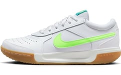 Nike Women's Court Air Zoom Lite 3 Sneaker, White Lime Blast Teal Nebula, 3.5 UK