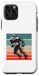 Coque pour iPhone 11 Pro Athlète de football action force agilité sport jeux de