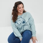 STITCH - sweat lilo et stitch vert femme grande taille