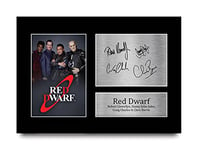 HWC Trading A4 Craig Charles Chris Barrie Robert Llewellyn Danny John-Jules Red Dwarf Gifts Printed Signed Autograph Picture for TV Show Fans