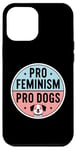 iPhone 14 Plus Pro Feminism Pro Dogs - Vintage Women's Rights Cat Lover Case