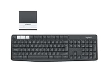 Logitech K375s Multi-Device - tastatur - QWERTZ - tysk - grafit, off-white Indgangsudstyr