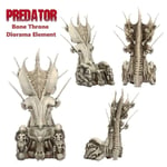 Predator Clan Leader Bone Throne Diorama Element Pour Action Figurines NECA Rare