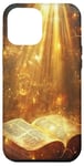 iPhone 12 Pro Max Catholicism Open Bible Rays Spiritual Divine Case