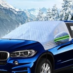 Protege Pare Brise Hiver,Couverture Pare-Brise Voiture,Bâche Pare Brise pour Voiture SUV(230×145cm)