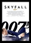 James Bond - Skyfall White Art - Official 30 x 40cm Framed Print - Daniel Craig