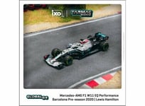 1/64 MERCEDES BENZ AMG F1 W11 NO.44 HAMILTON 2020 BARCELONA PRE SEASON TEST