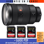 Sony FE 24-70mm f/2.8 GM + 3 SanDisk 128GB Extreme PRO UHS-II SDXC 300 MB/s + Guide PDF ""20 TECHNIQUES POUR RÉUSSIR VOS PHOTOS