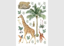 AG Design ADK 1746 Sticker mural pour chambre d'enfant Motif jungle 42,5 x 65 cm