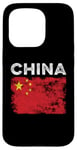 iPhone 15 Pro China Flag Distressed - Men Women Kids - Chinese Flag Case