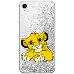 ERT GROUP Coque de téléphone Portable pour Apple Iphone XR Original et sous Licence Officielle Disney Motif Simba & Friends 009, avec Effet de débordement de Paillettes