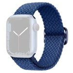 SKALO Punottu -ranneke Apple Watch Series 4-6 44mm - Sininen