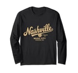 Nashville Tennessee Music City TN Country Music Nash Long Sleeve T-Shirt