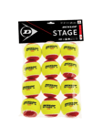 Dunlop Tennisball Stage 3 RED 12-pack in Polybag