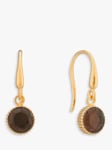 Auree Barcelona Birthstone Gold Vermeil Drop Earrings