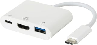 eSTUFF USB-C AV Multiport Hub (ES623001WH)