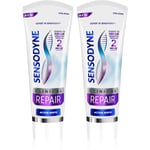 Sensodyne Clinical Repair Active White toothpaste 2x75 ml