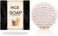 Rice Water Shampoo Bar for Hair Growth, Moisturizing Conditioner, Solid Soap