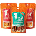 PACK'N PRIDE Dog Treats, 3 Pack*90g=270g Chewy Twists with Chicken and Duck, Rawhide Dog Chews with Pure Natural Meat, Low-Fat, and High in Protein for Small&Medium Dogs