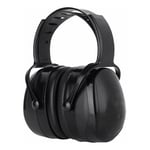 Casque antibruit réglable confortable pour adultes avec atténuation snr de 38 dB pour les environnements bruyants ou stressants - Noir