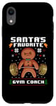 iPhone XR Santas Favorite Gym Coach Gingerbread Man Workout Christmas Case