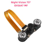 Raspberry Pi 5 Caméra 5MP 1080P Vision Nocturne En Option Grand Angle IR-CUT FF Taches Caméras pour RPI 5 Pi5 ontari - Type MF 75 Night 2