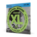 D'Addario Guitar Strings - XL Nickel Electric Guitar Strings - EXL130+ - Perfect Intonation, Consistent Feel, Reliable Durability - For 6 String Guitars - 8.5-39 Extra Super Light Plus