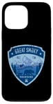 Coque pour iPhone 13 Pro Max Great Smoky Mountains NC TN USA Design vieilli