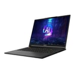 Ordinateur portable MSI Stealth A16 AI+ avec Ryzen AI 9 HX 370, RTX 4070, 32GB LPDDR5x, 2TB NVMe PCIe SSD Gen4x4, écran 16' QHD+ OLE