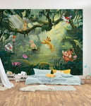 Lion King wallpaper 3.5x2.8 m baby boy girl green bedroom wall mural Disney