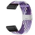 Flätat klockarmband Garmin Descent G1 - Gradient purple