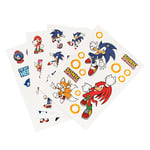 Grupo Erik - Gadget Decals Sonic | Lot de 56 Autocollants | Stickers pour Ordinateur Portable, Smartphone, Tablette, Console