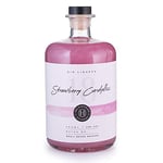 Shimmering Strawberry Candy Floss Handmade Gin Liqueur 70cl - Premium Craft Pink Gin - 20% ABV