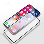 iPhone X / iPhone XS / iPhone XS Max / iPhone XR - Heltäckande Härdat Skyddsglas Lim iPhone X/XS