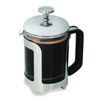 4 Cup Cafetière Coffee Maker La Cafetière Roma Stainless Steel Finish 650ml