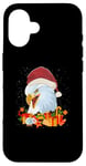 Coque pour iPhone 16 Merry Christmas Pull de Noël moche aigle chauve américain