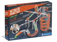 Clementoni Action & Réaction, Speed Race, Jeu Stem constructions et Circuits, 8 Ans, Multicolore (55431)