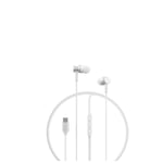 Devia In-Ear Trådbundna Hörlurar USB-C Smart M1 Digital Metal - Silver