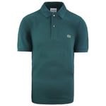 Lacoste Classic Fit Mens Teal Polo Shirt Cotton - Size X-Small