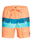 Quiksilver Homme Word Block 17" Maillot De Bain, Nectarine, S EU