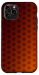 Coque pour iPhone 11 Pro Marron/jaune à pois dégradés